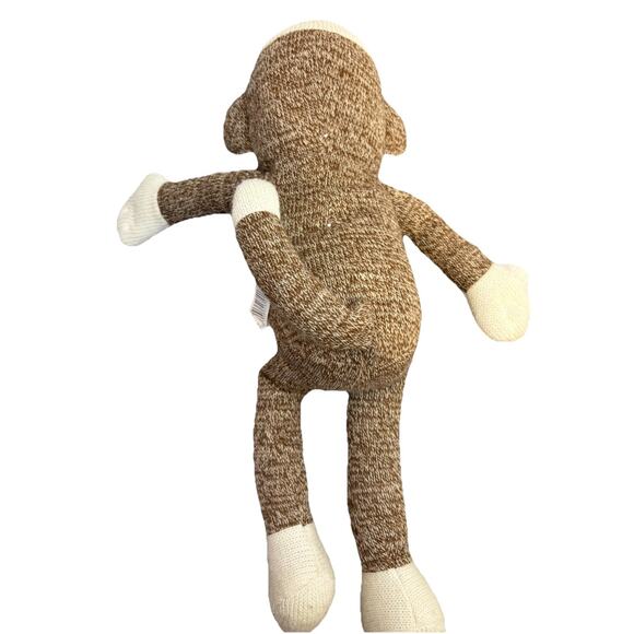 2011 Maxx The Sock Monkey 20” Heathered Brown Plush - Picture 2 of 4